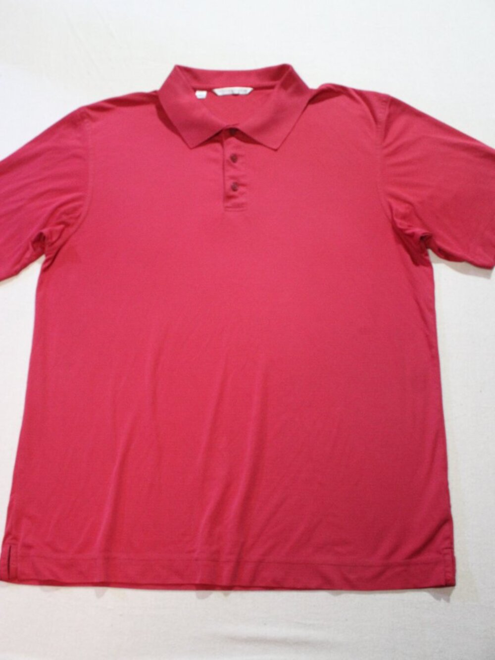Cutter & Buck Polo, Red, Premium Pima Cotton Blend, Golf, Casual Luxury, Sz XL
